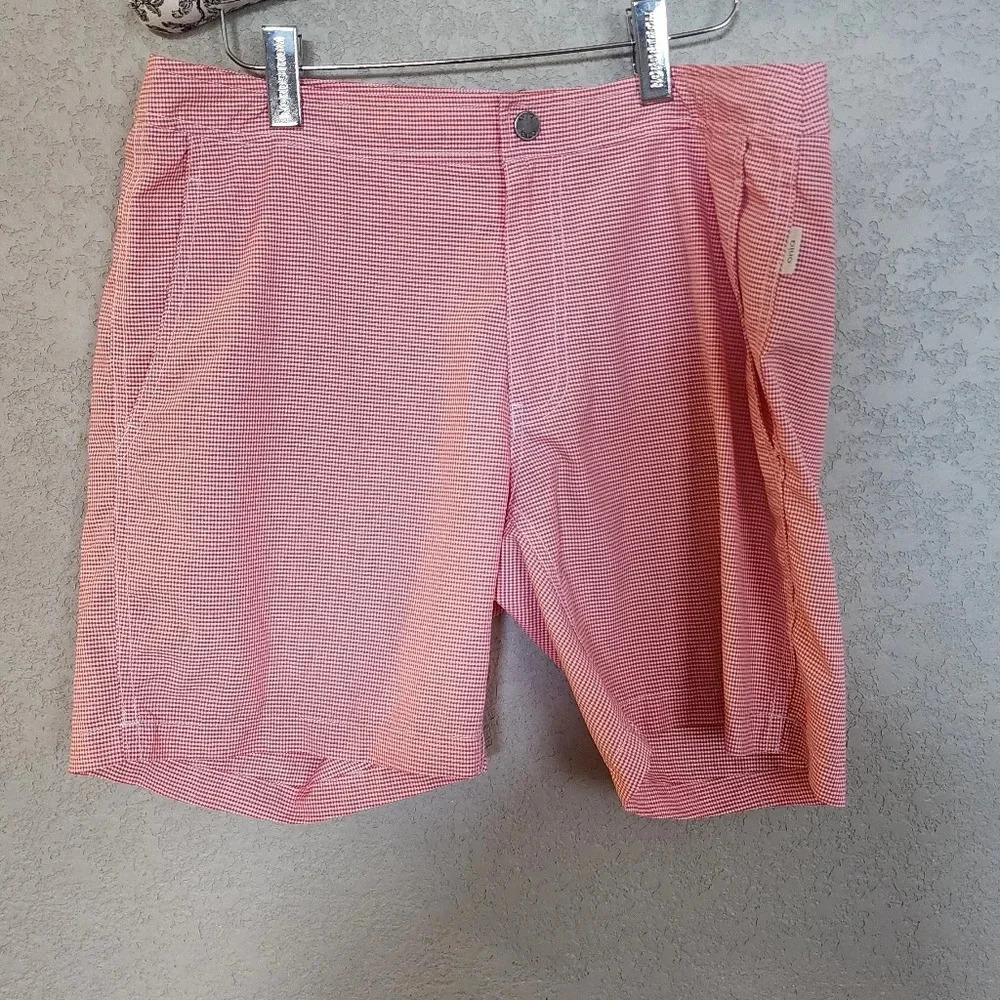 Onia Gingham swim shorts size 33